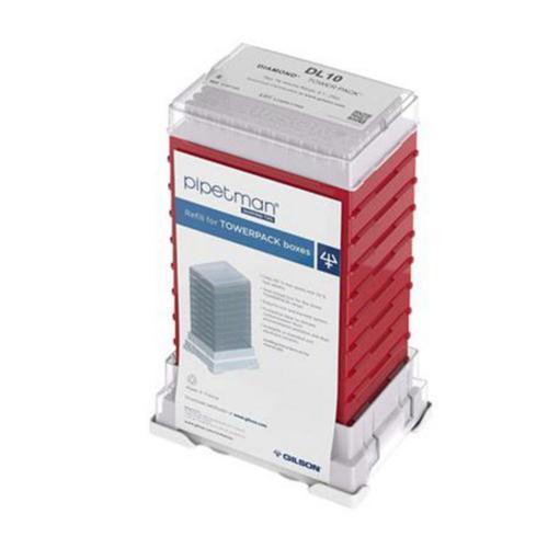 Gilson Pipetman Diamond 10 µl Tower Pack 10 µl, Tower Pack packaging F167102