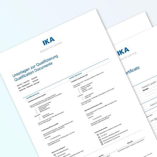 IKA Dokumente zur Qualifizierung ANA Qualify Docs 0010006578