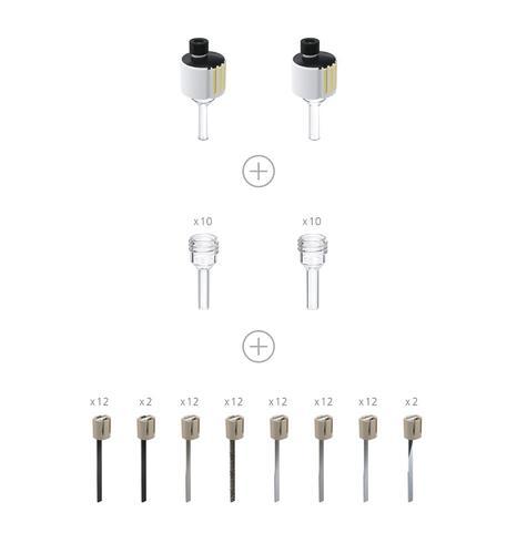 IKA ElectraSyn 2.0 MicroStarter Kit complete 1ml, 2ml, set, electrodes 0040004015