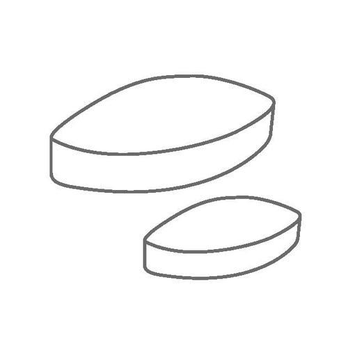 IKA IKAFLON 40 ellipse 40x20mm, 5 pcs 0004495400