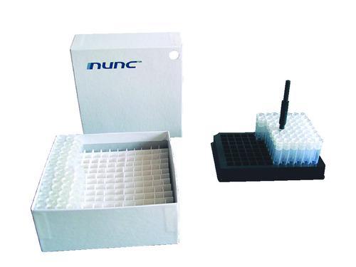 NUNC Thomson Cryobank Vial System 10 ml, laser-etched barcode 374120