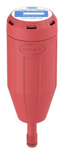 SCAT Europe Abluftfilter L, V3.0 Spritzschutz, Wechselanzeige, 12 Monate 407986