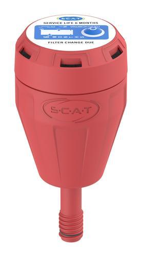 SCAT Europe Abluftfilter M, V3.0 Spritzschutz, Wechselanzeige, 6 Monate 410535