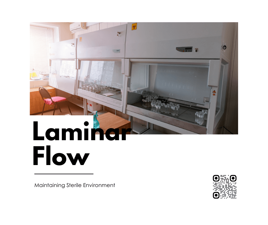 Laminar-Flow-Säule