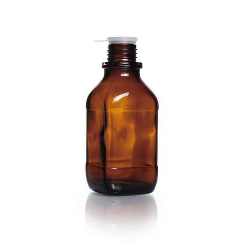 DWK Life Sciences Duran 250 ml Narrowmouth Square Bottle amber, 250 ml 238163655