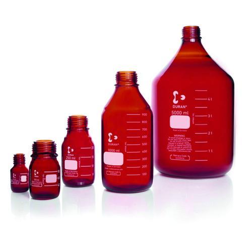 DWK Life Sciences Duran amber laboratory bottle 750 ml, amber, retrace code 218065102