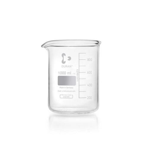 DWK Life Sciences Duran Beakers Super Duty low form 1000 ml, low form 211075409