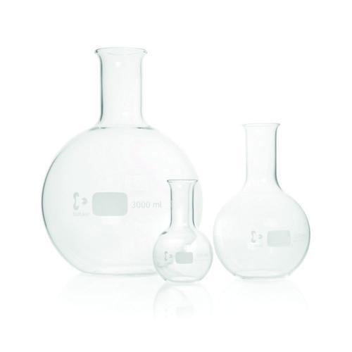 DWK Life Sciences Duran Flat Bottom Flasks 3000 ml, narrow neck 217116809