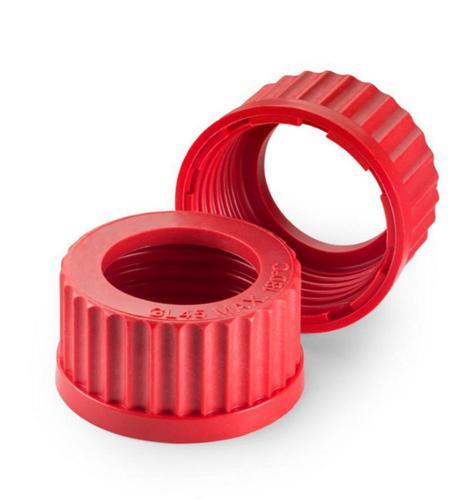DWK Life Sciences Duran Screw connector caps Red, GL45, 34mm 292271007