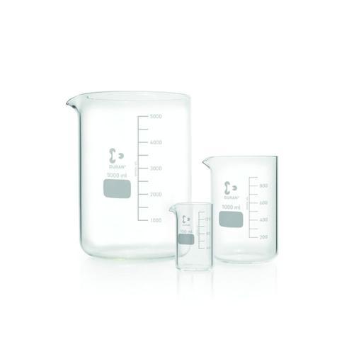 DWK Life Sciences Filter Beaker Glass Duran Heavy Wall 5000ml, with spout 211318609