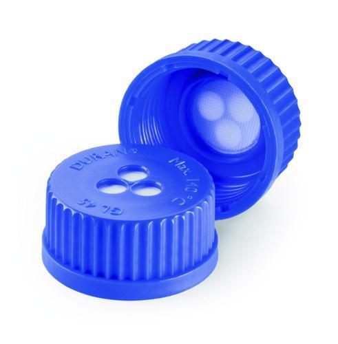 DWK Life Sciences Membrane Cap PP PTFE Blue, 0.2 µm, autoclave 291182809