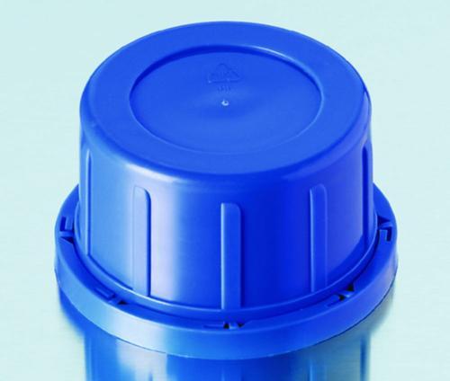 DWK Life Sciences Tamperevident Caps K, blue, square 293032803