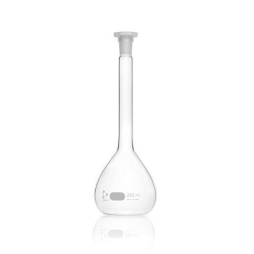 DWK Life Sciences Volumetric flask Duran class A 250 ml, white, graduated 216783607