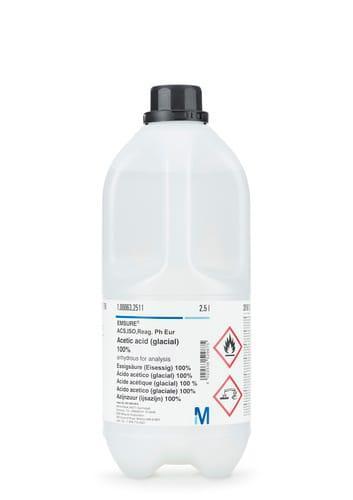 Merck Acetic Acid Glacial 100% anhydrous 1.00063.2510