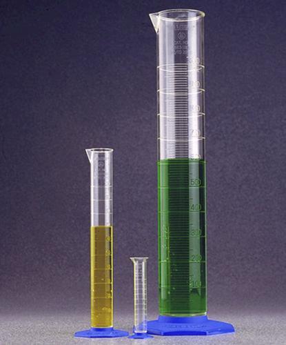 Nalgene Measuring cylinders PMP 10 ml, blue, PMP 3663-0010