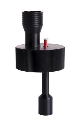 SCAT Europe Adapter f�r Trichter mit mechanischem F�llstand, GL45 (m) auf R93 (w), PE-HD elektrisch ableitf�hig GL45 to R93, conductive 107115