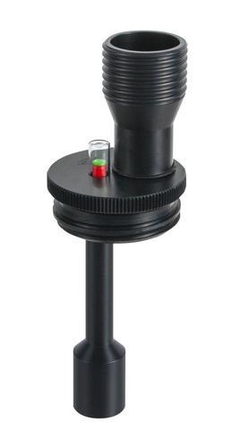 SCAT Europe Adapter f�r Trichter, mit mechanischem F�llstand, Fass-Gewinde, GL45 (m) auf BCS 70x6 (m), PE-HD ele GL45 to BCS, level control 107886