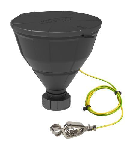 SCAT Europe ARNOLD S60/61 Funnel 200mm, conductive, lid, sieve 317634