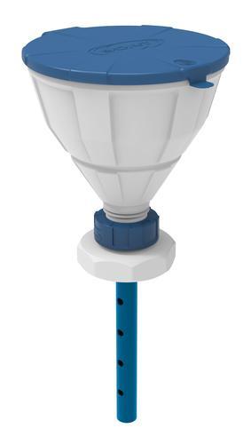SCAT Europe ARNOLD Safety Funnel S90 200mm, lid, ball valve 317643