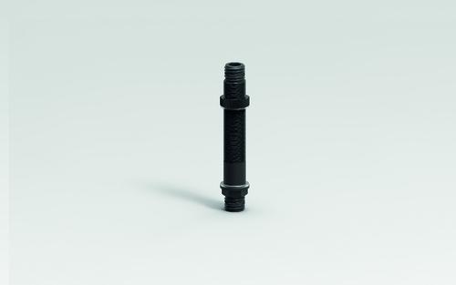 SCAT Europe Connector pipe, angled 32mm ID, PE-HD, conductive, 150mm 106430