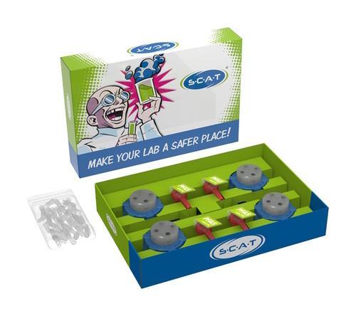 SCAT Europe HPLC Starter Kit IV, PFAS-Analytik Safety caps, fittings, indicators 399203-PP