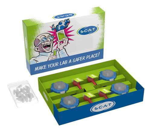 SCAT Europe HPLC Starter Kit IV, PFAS-Analytik Safety caps, fittings, indicators 399203-PP