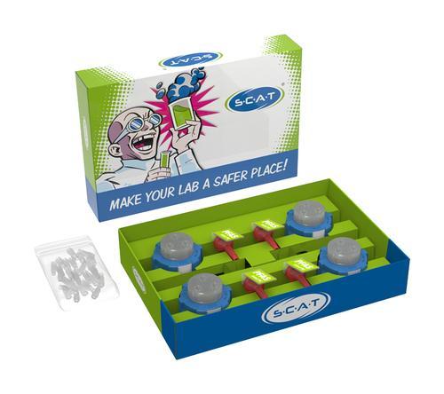 SCAT Europe HPLC Starter Kit IV, PFAS-Analytik Safety caps, fittings, indicators 399203-PP