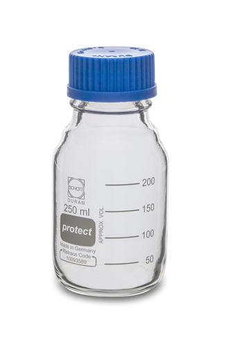 SCAT Europe Laborflasche DURAN GL45 250 ml 250ml, clear, round 101994