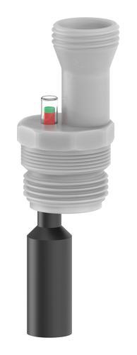 SCAT Europe PPAdapter for funnel, mechanical level control, barrel double thread, GL45 (m) to R2" BSP/G2" (m), T GL45-R2" BSC, level indicator 107892