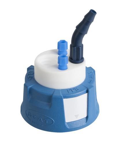 SCAT Europe Safety Waste Cap, GL45 PFA fittings, PP tube, exhaust 307923