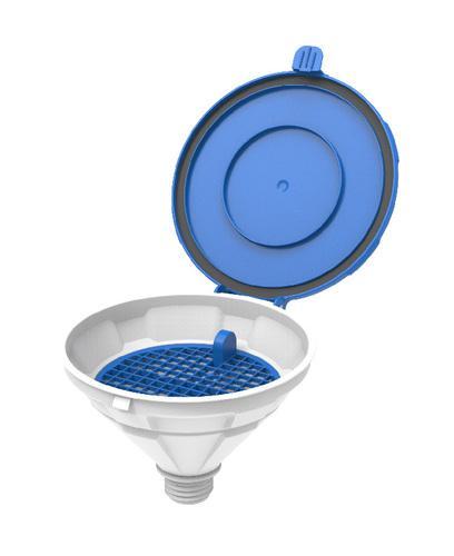 SCAT Europe Safety Waste Cap LISA, V3.0, S90 electrostatic, PFA/PTFE, 4x OD, exhaust 450090