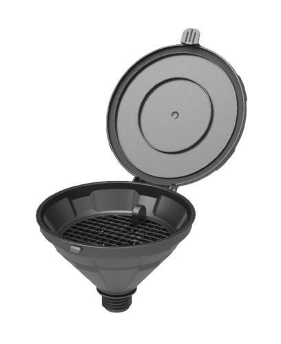 SCAT Europe Safety Waste Cap LISA, V3.0, S90 electrostatic, PFA/PTFE, 4x OD, exhaust 450090