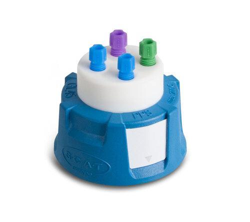 SCAT Europe Safety Waste Cap S55 electronic level control, GL25, PTFE 106719