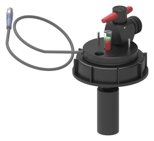 SCAT Europe Safety Waste Cap S55 electronic level control, GL25, PTFE 106719