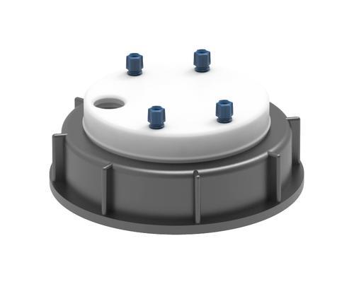 SCAT Europe Safety Waste Cap, S90 PFA fittings, exhaust filter 107927