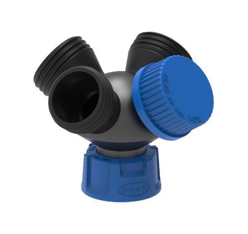 SCAT Europe Safety Waste Cap S90 electronic, GL25, PTFE 106720