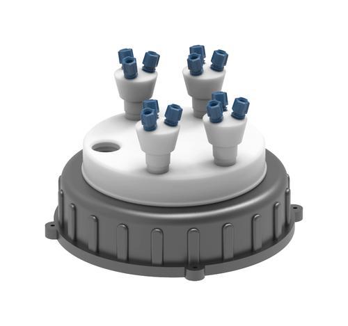 SCAT Europe Safety Waste Cap S95 PFA Fittings, 2.3-3.2mm, GL14 117987