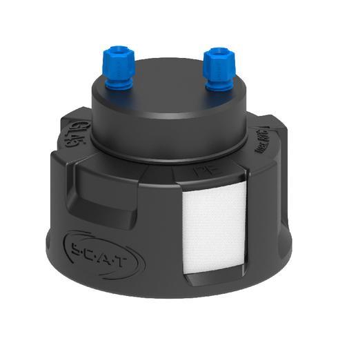 SCAT Europe Safety Waste Collector III GL45, 3x PFA fittings 306491