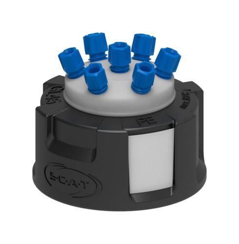 SCAT Europe Safety Waste Collector VII GL45, 7x PFA fittings 306492