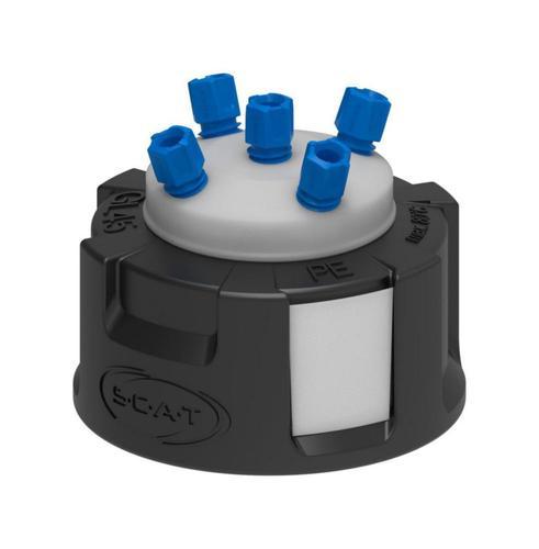 SCAT Europe Safety Waste Collector V GL45, 5 PFA Fittings 306494