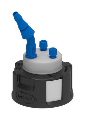 SCAT Europe Safety Waste Collector II + 1 GL45, 2x PFA fittings 306497