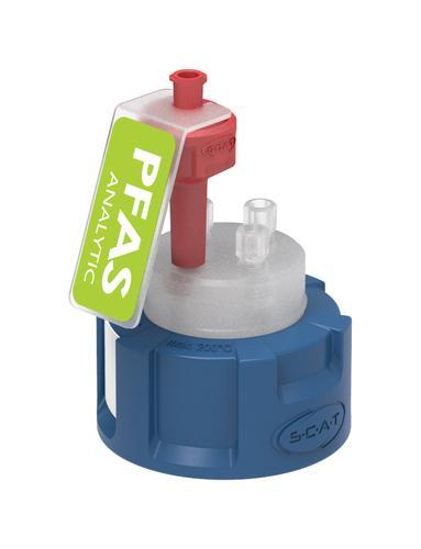 SCAT Europe SCAT Safety Cap GL45 PFAS-Analytik GL45, PFAS-Analytik, vent, indicator, fittings 307910-PP