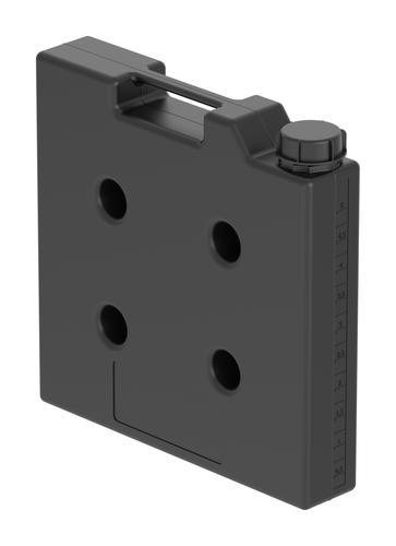 SCAT Europe Space saving canister S50 5L, PE-HD, conductive 108317