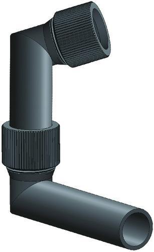 SCAT Europe SymLine Connector Pipe angled 32mm, PE-HD, conductive, 500mm 106440