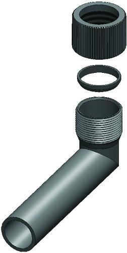 SCAT Europe SymLine Pipe Connection Element 32 mm, PE-HD, conductive 106456