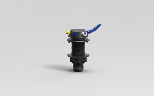 SCAT Europe SymLine Tischdurchf�hrung G 1/2" Innengewinde auf GL45 33.5mm, PE-HD, electrostatic 106400